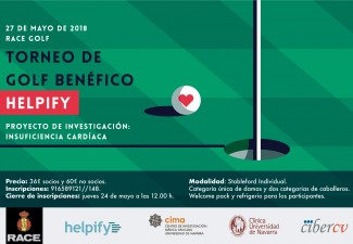 ARPA colabora con el Torneo de Golf Benéfico en favor de la Investigación en Insuficiencia Cardíaca